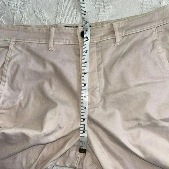 Abercrombie & Fitch Chino Shorts Mens 31 Light Pink Stretch Flat Front Preppy - Picture 7 of 10